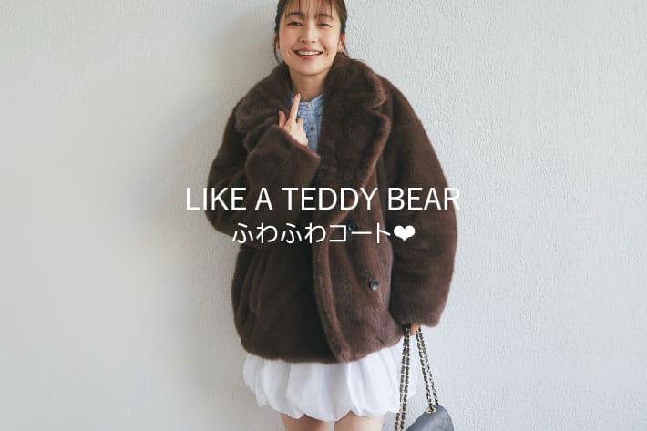 La boutique BonBon LIKE A TEDDY BEAR ふわふわコート ❤
