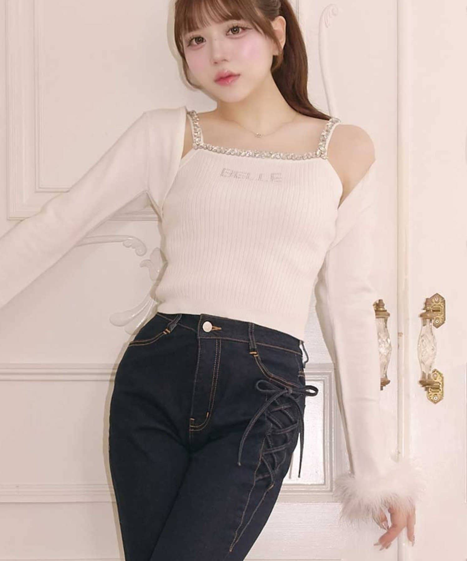 Fur Sleeve Bolero