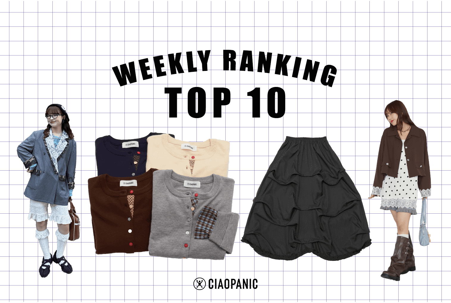 CIAOPANIC weekly RANKING TOP10！