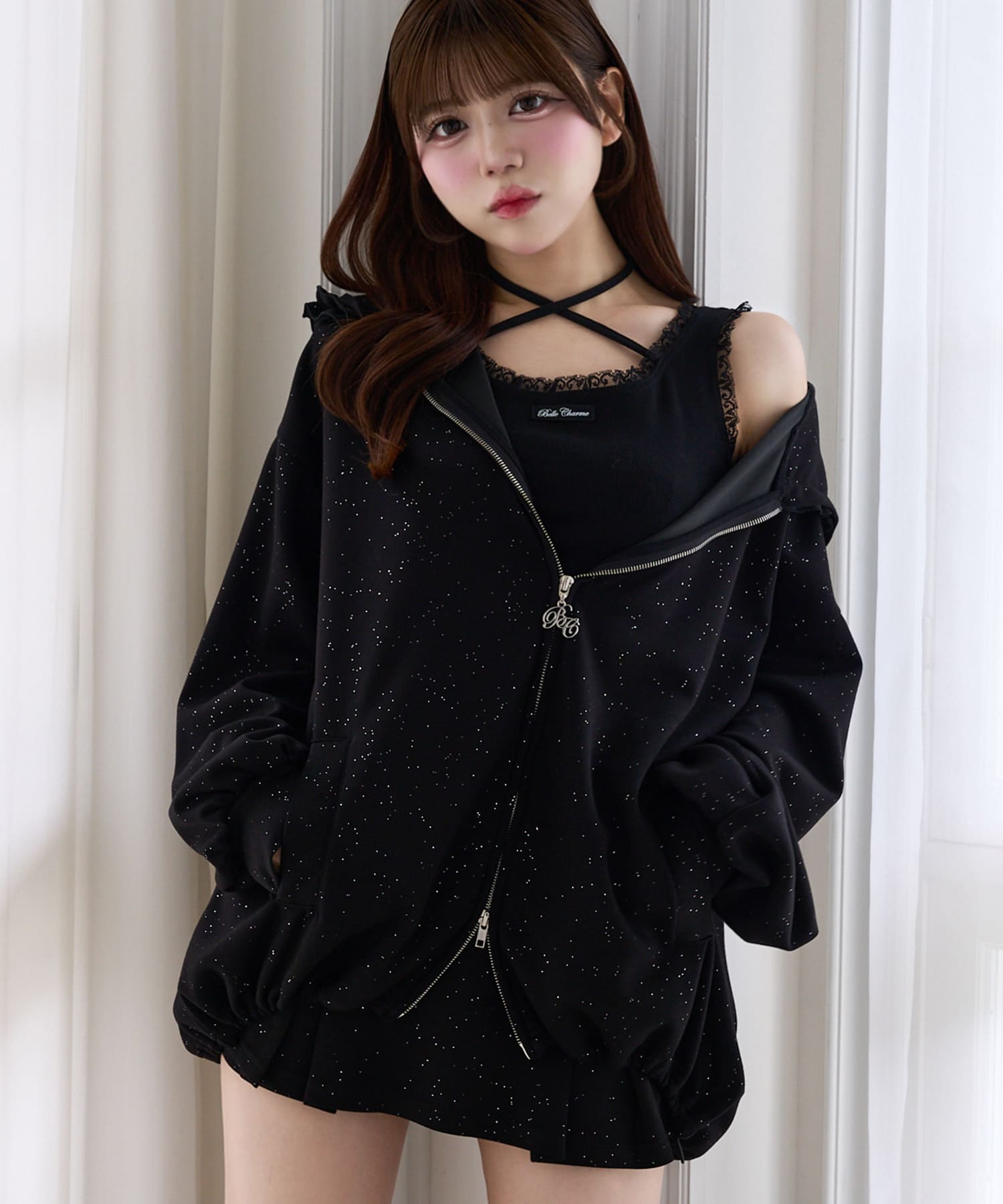 Logo Label Lace Tank