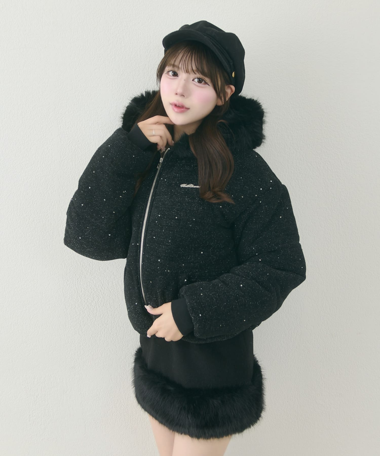 Fur Hood Short Eco Down