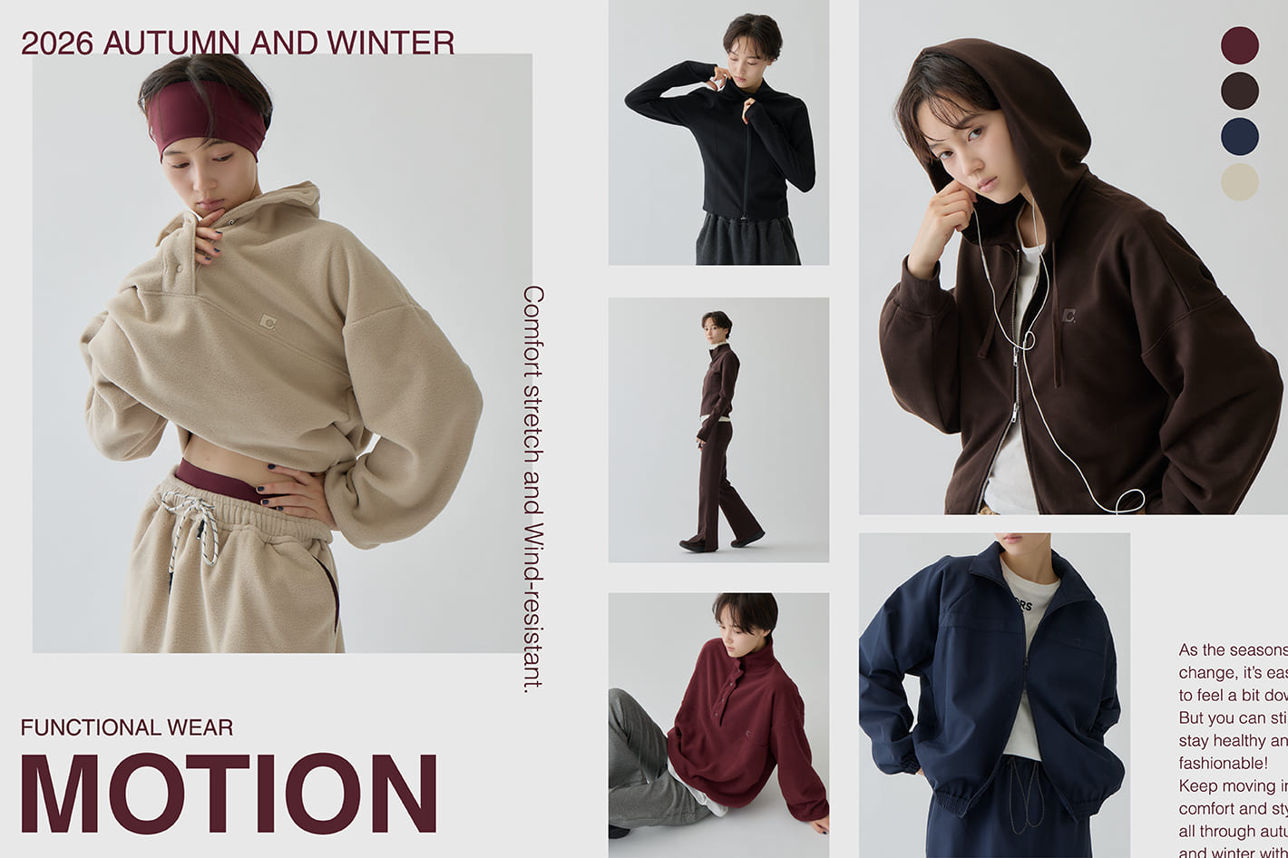 COLONY 2139 【MOTION】26AW NEW COLLECTION vol.2