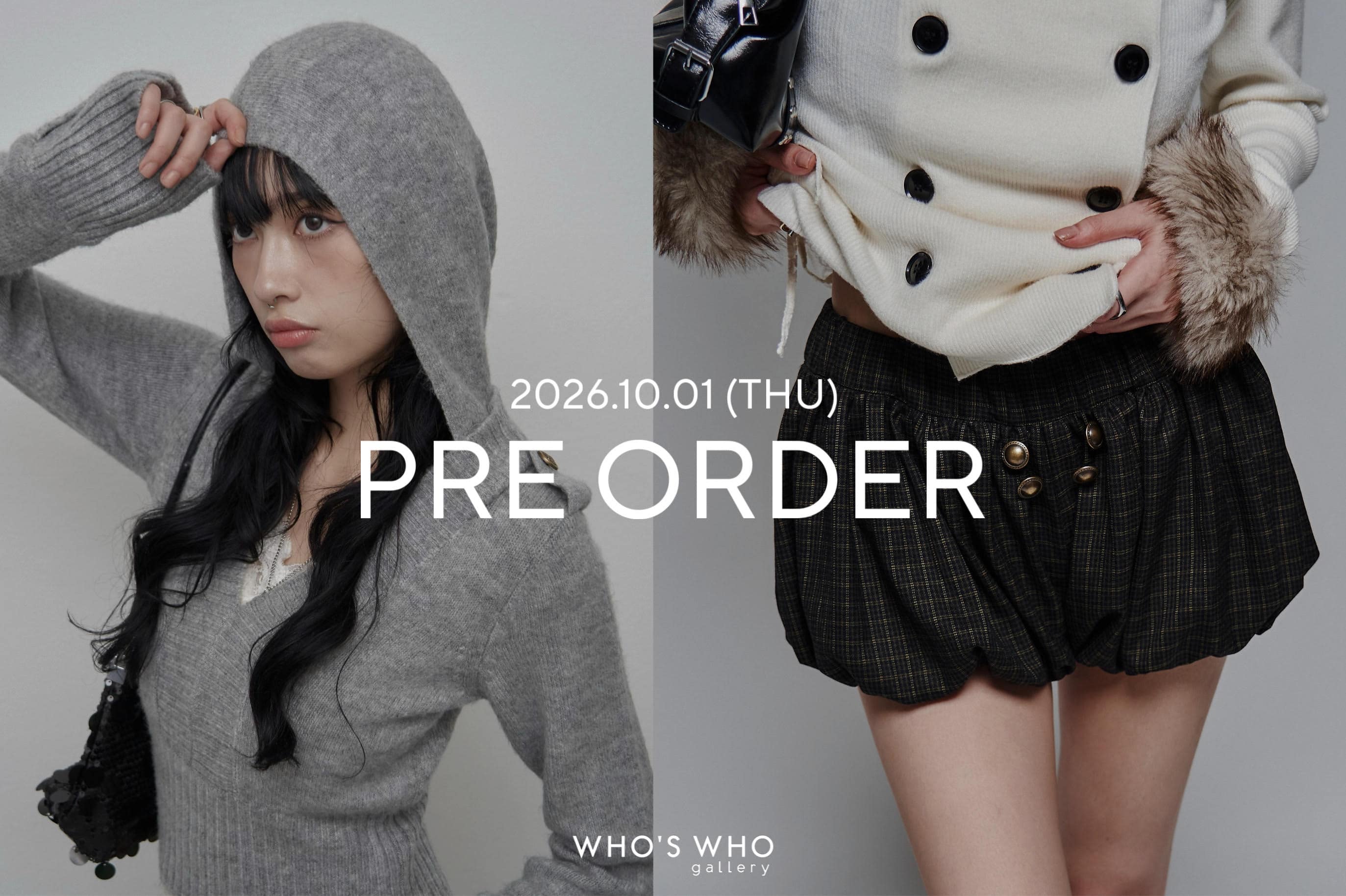 WHO’S WHO gallery 【PRE ORDER】今週の予約アイテム