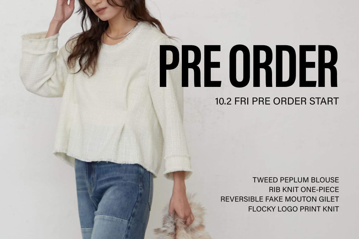 LOUNGEDRESS 10/2(金) 12:00～PRE ORDERスタート！