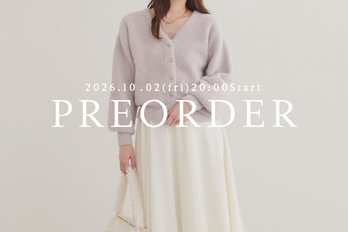 natural couture 【10.2(Fri) 20時販売！】新作アイテムのラインナップをご紹介！
