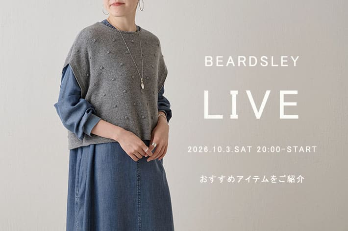 BEARDSLEY 【10.3.SAT 20:00-】LIVE配信スタート