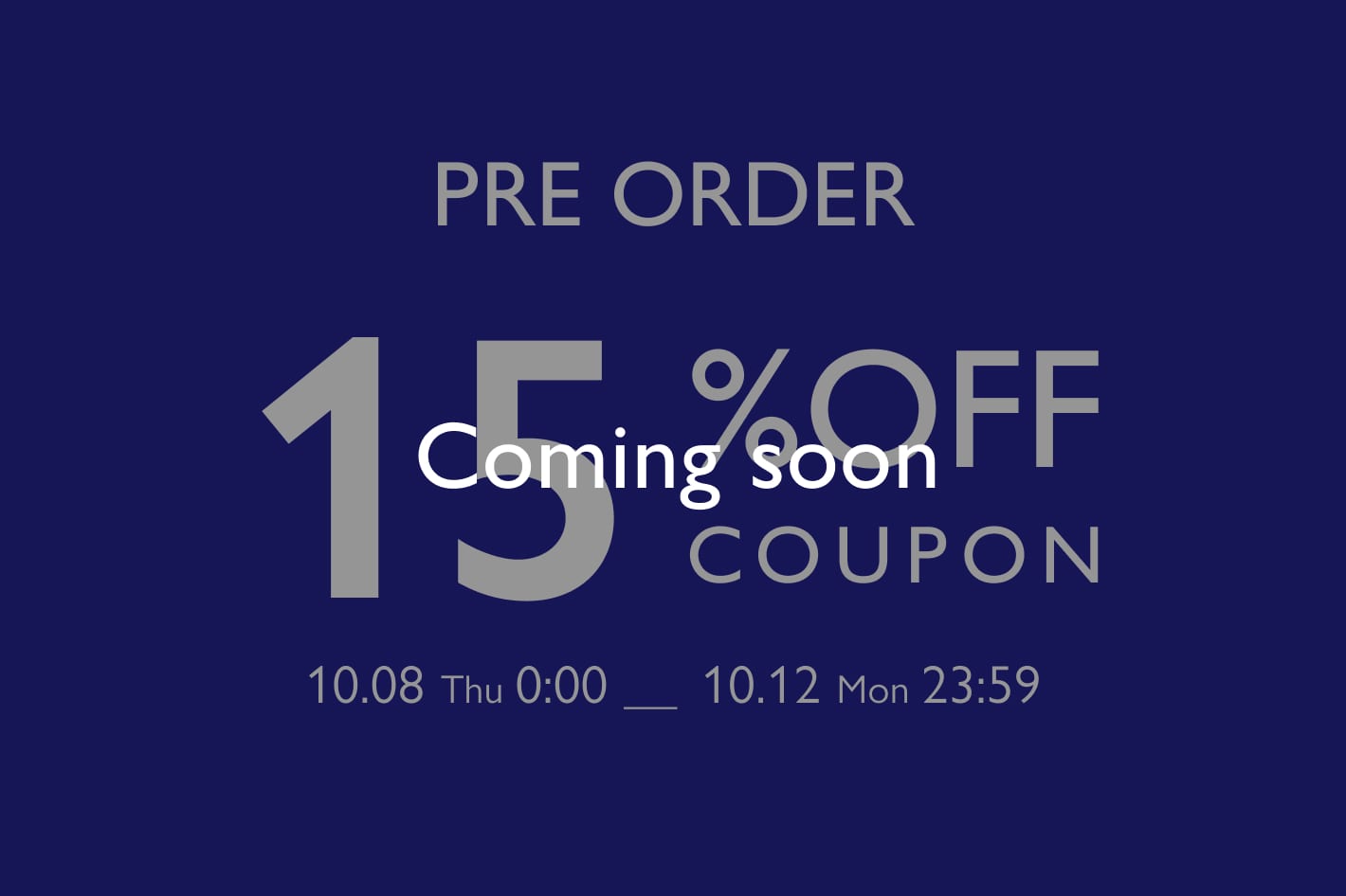 russet 【告知】《5日間限定》予約15％OFFクーポンプレゼント！