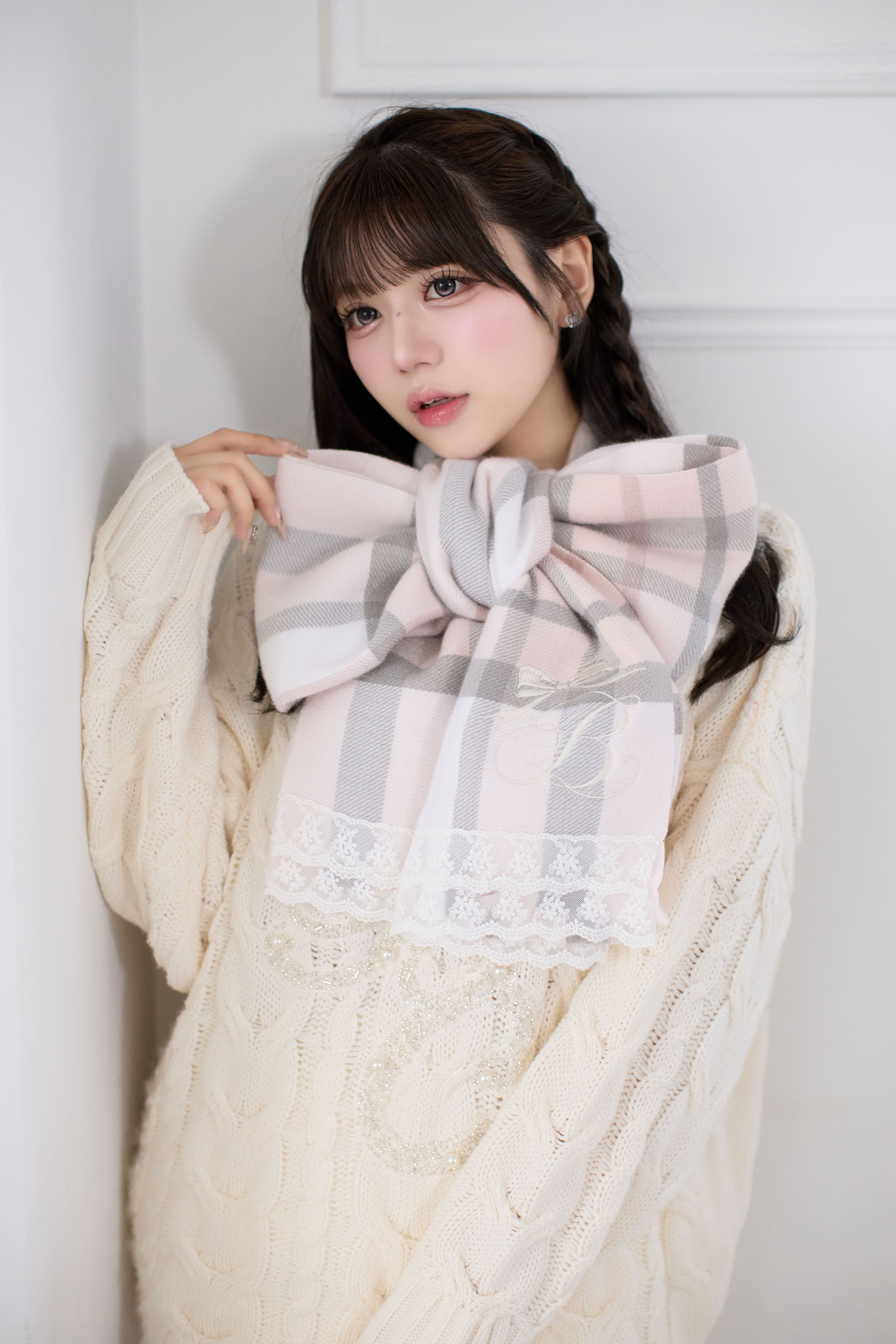 Bijou Logo Frill Knit