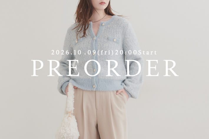 natural couture 【10.9(Fri) 20時販売！】新作アイテムのラインナップをご紹介！