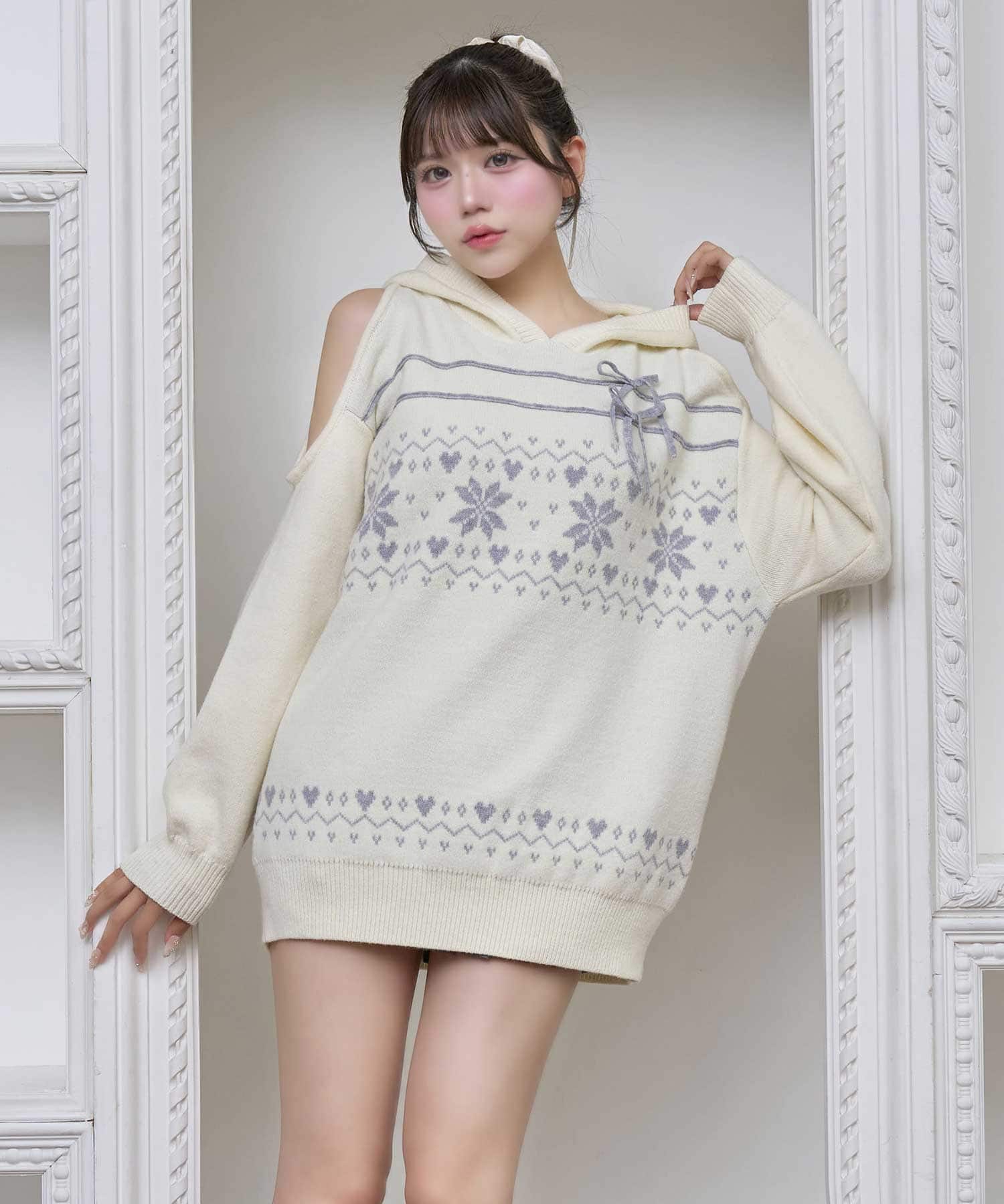 Bijou Logo Frill Knit