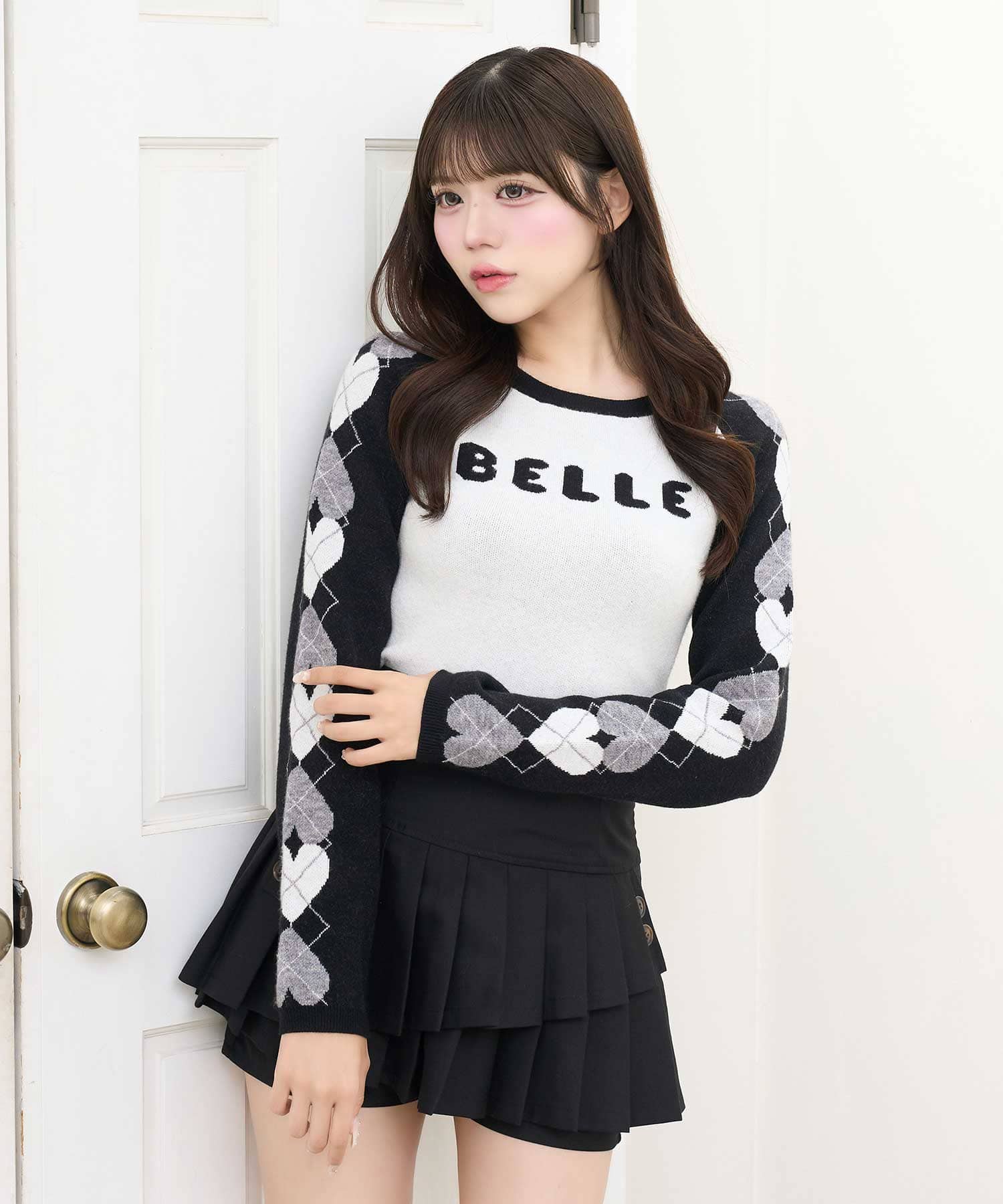Cross Ribbon Knit Pants