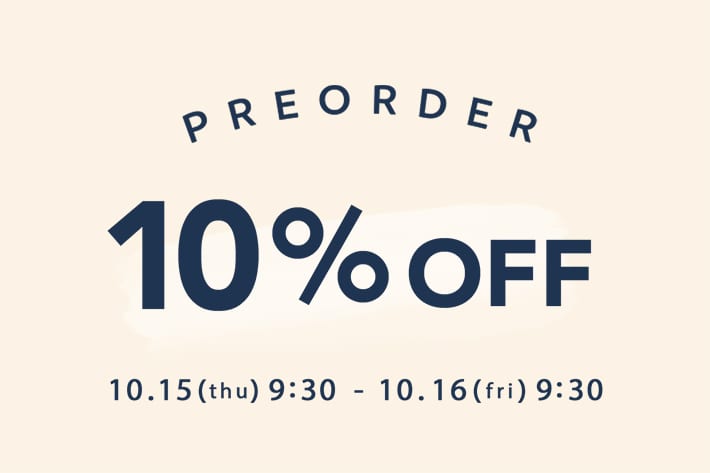 DISCOAT 【1日限り♪】PRE ORDER 10％OFF