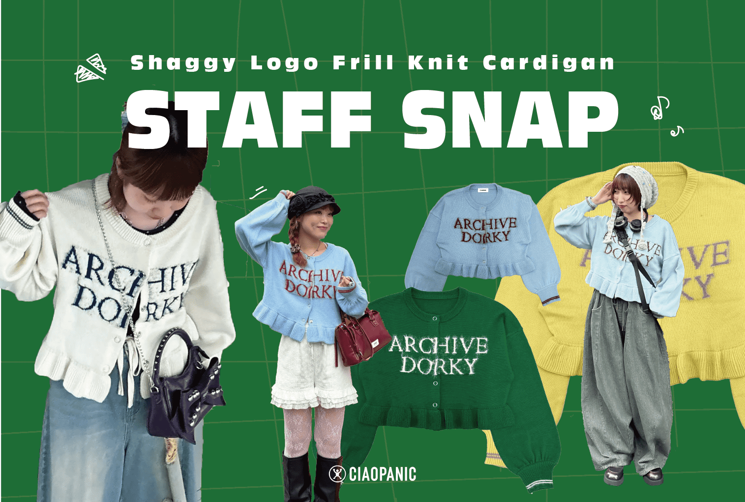 CIAOPANIC 【STAFF SNAP】大人気！シャギーロゴニットの着こなし特集★