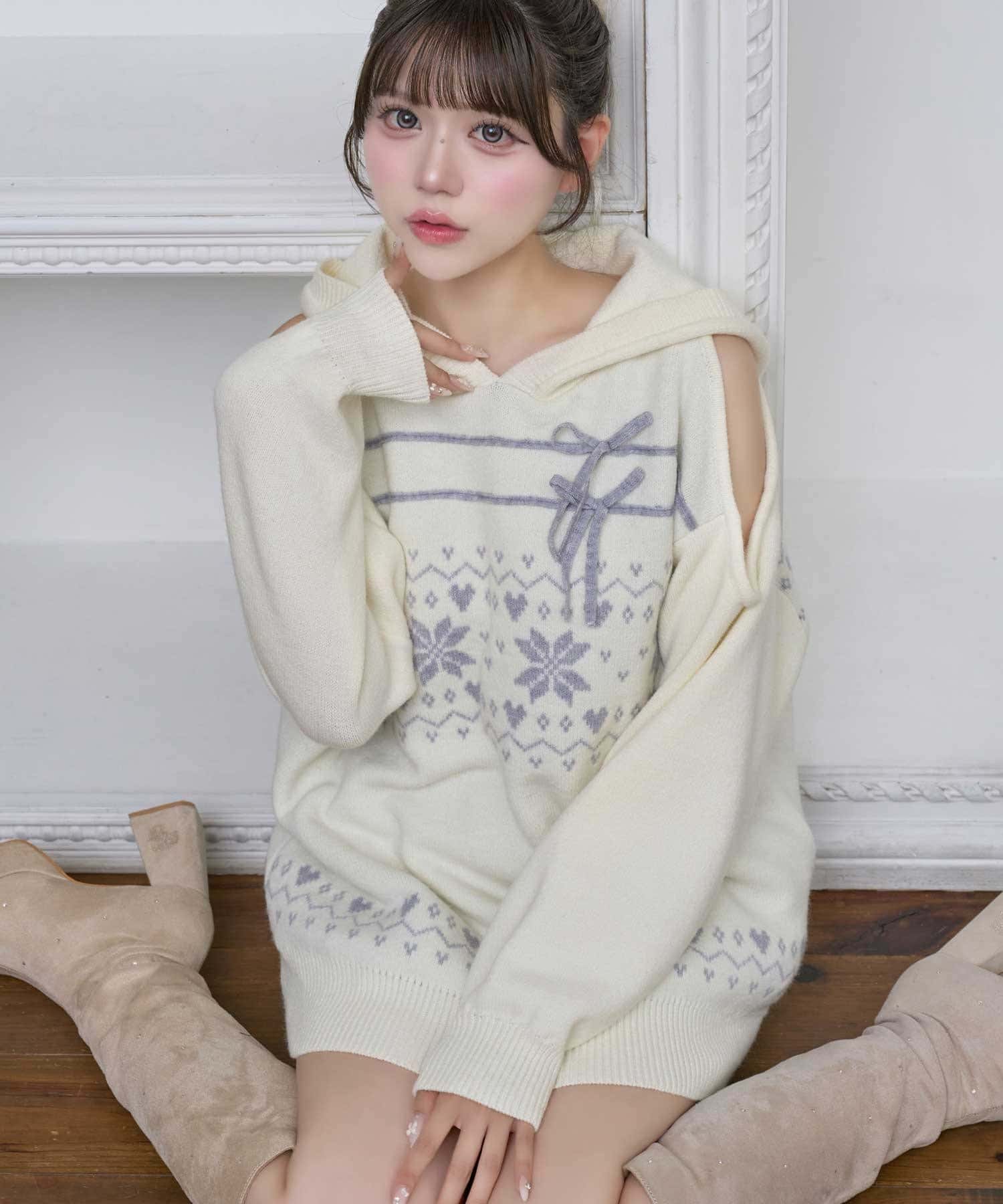 Nordic Loose Knit Pullover