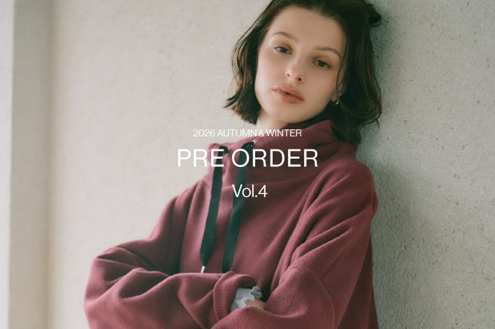 DOUDOU PREORDER vol.4 / 間違いない一着を、今から仕込む