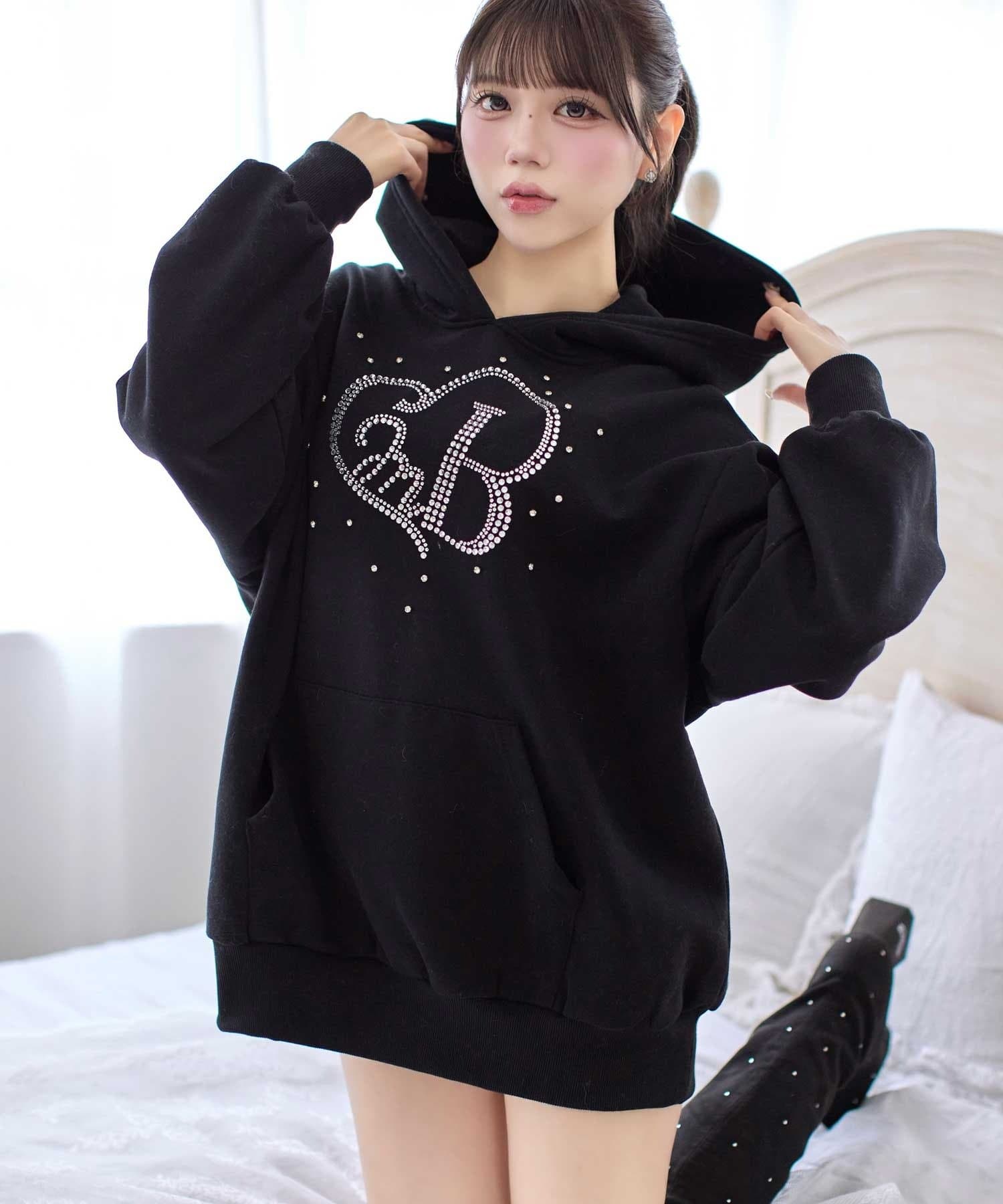 Glitter Heart Logo Pullover