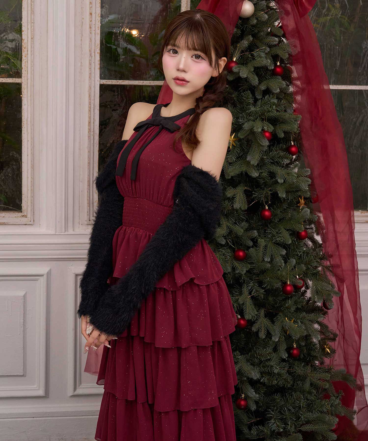 Bijou Logo Frill Knit