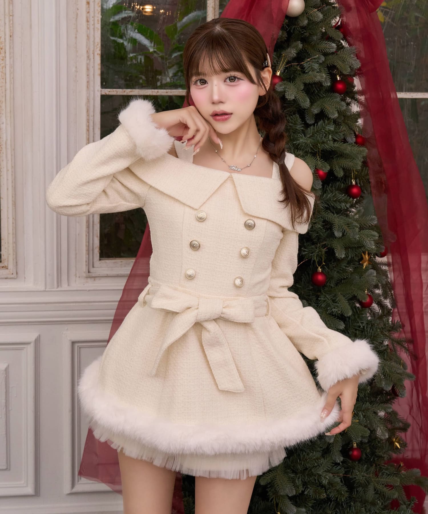 Merry Tweed Onepiece メイン
