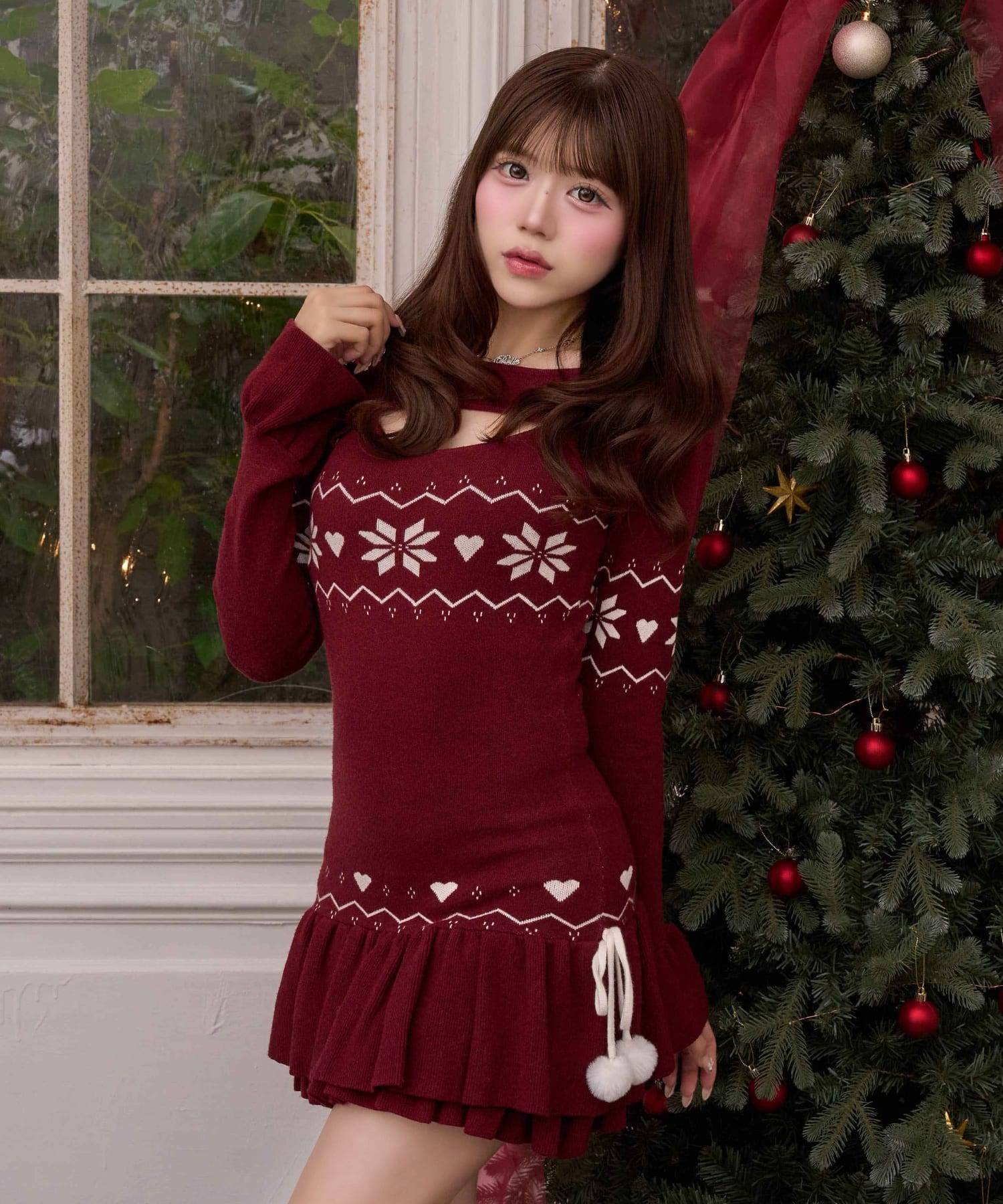 Merry Nordic Knit Onepiece