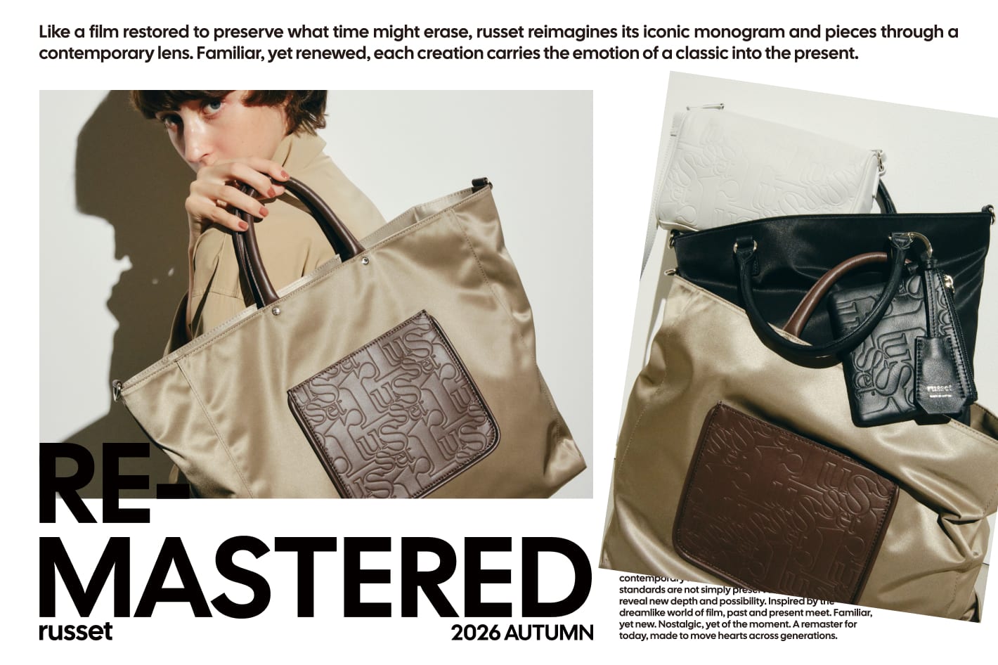 russet 【russet】AUTUMN COLLECTION 2026
