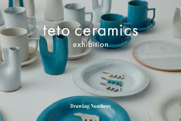 Drawing Numbers teto ceramics exhibition@shinjuku,yokohama