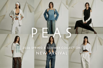 GALLARDAGALANTE デニムブランド「PEAS」店舗入荷のお知らせ
