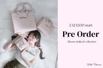 Belle Charme Bloom Quilted Collection