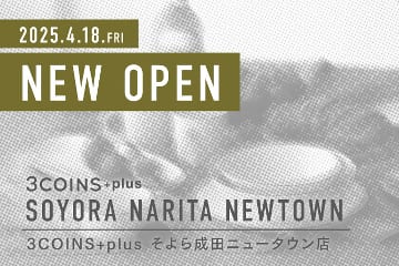 3COINS ＜NEW OPEN＞3COINS+plus そよら成田ニュータウン店