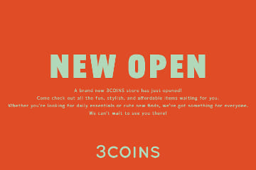 3COINS ■9.12[fri] 3COINS JR恵比寿駅構内店