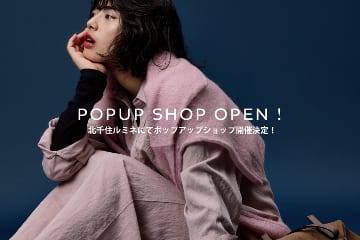 DOUDOU DOUDOU ルミネ北千住 ポップアップ開催のお知らせ