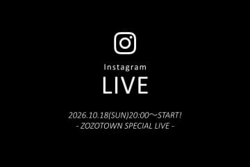 Whim Gazette 【ZOZOTOWN SPECIAL LIVE】10月18日(日)20：00～配信！