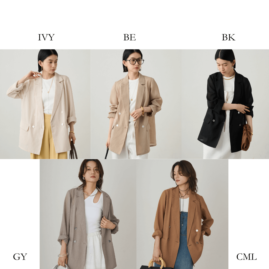 RESTOCK】ついにリネンライクシアージャケットが再入荷