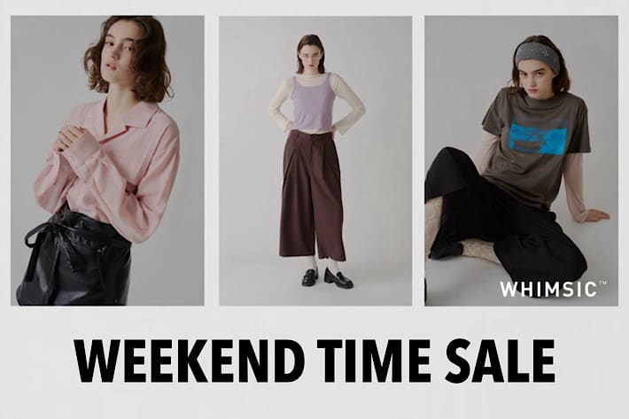 Kastane 【WHIMSIC】週末限定TIMESALE
