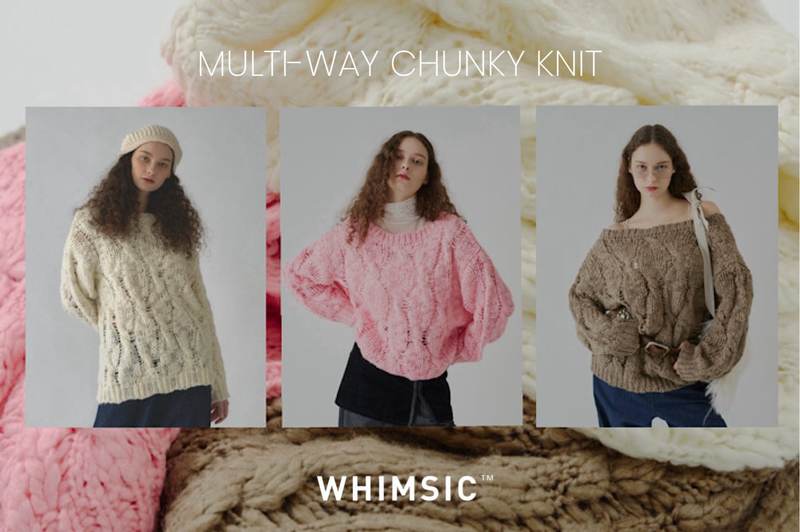 Kastane 【WHIMSIC】着こなしが広がる、主役ニット！