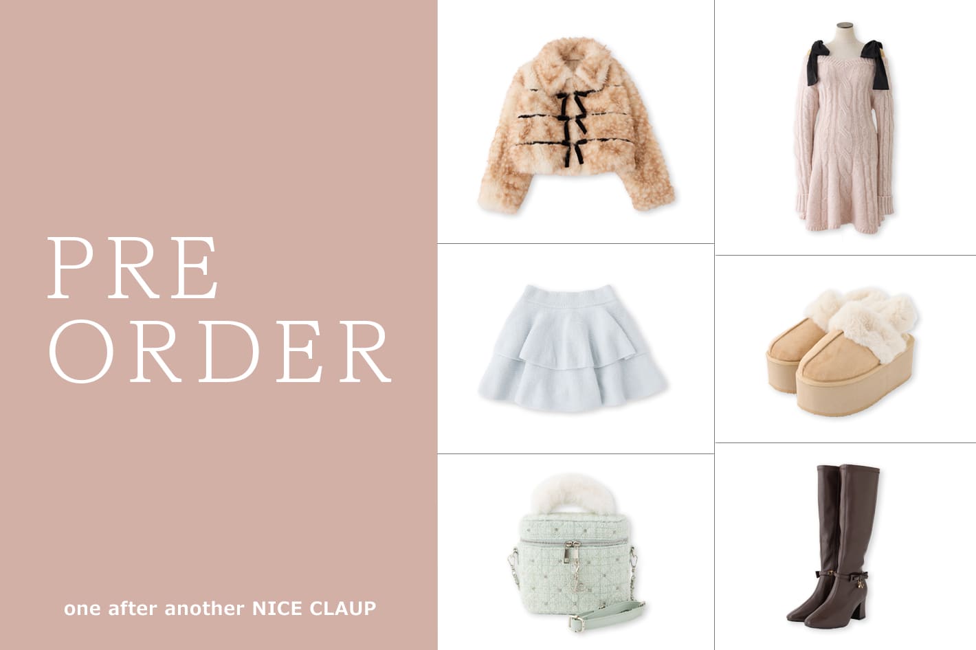 one after another NICE CLAUP 新作発売開始アイテム♡