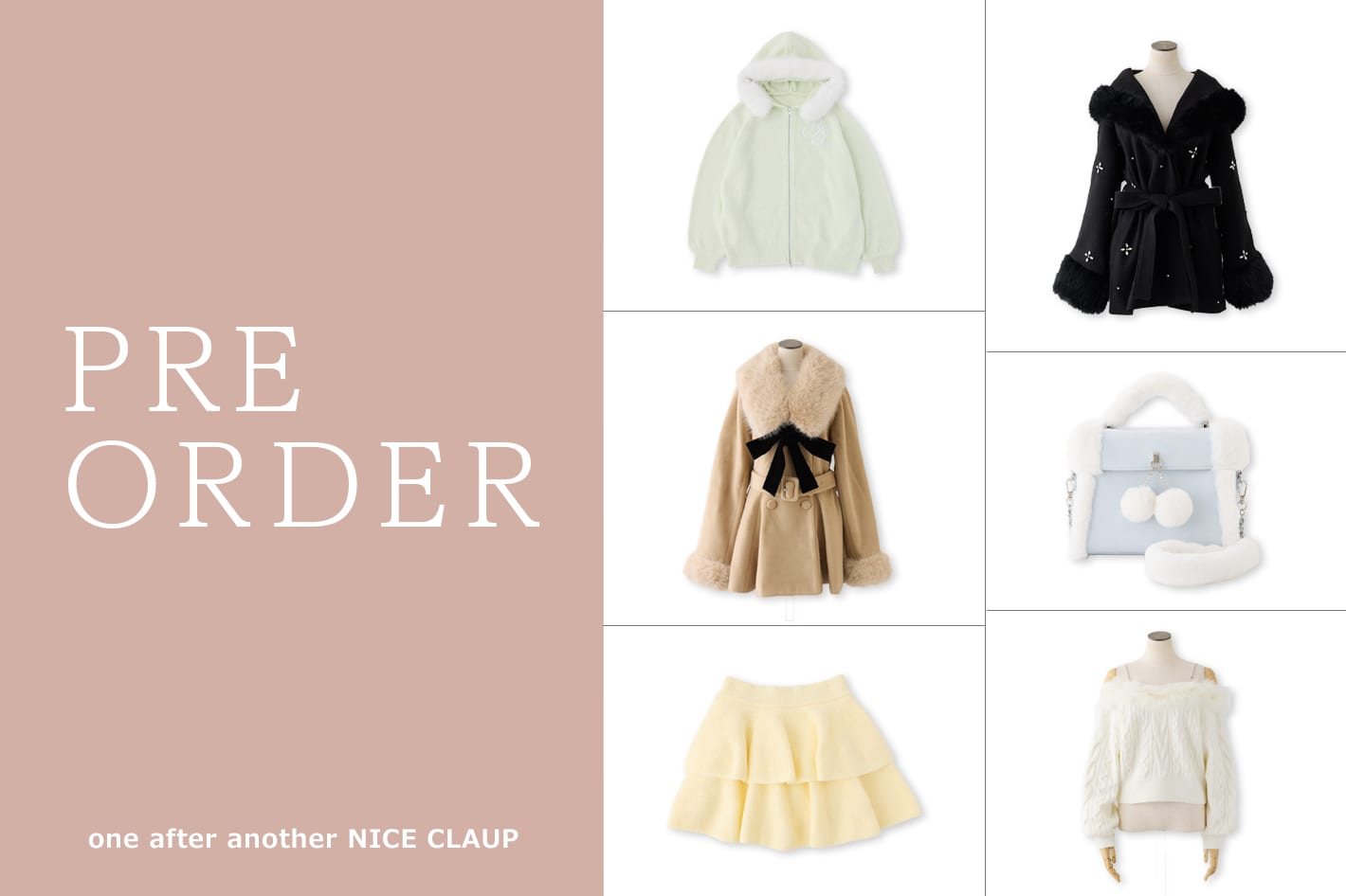 one after another NICE CLAUP 新作発売開始アイテム♡