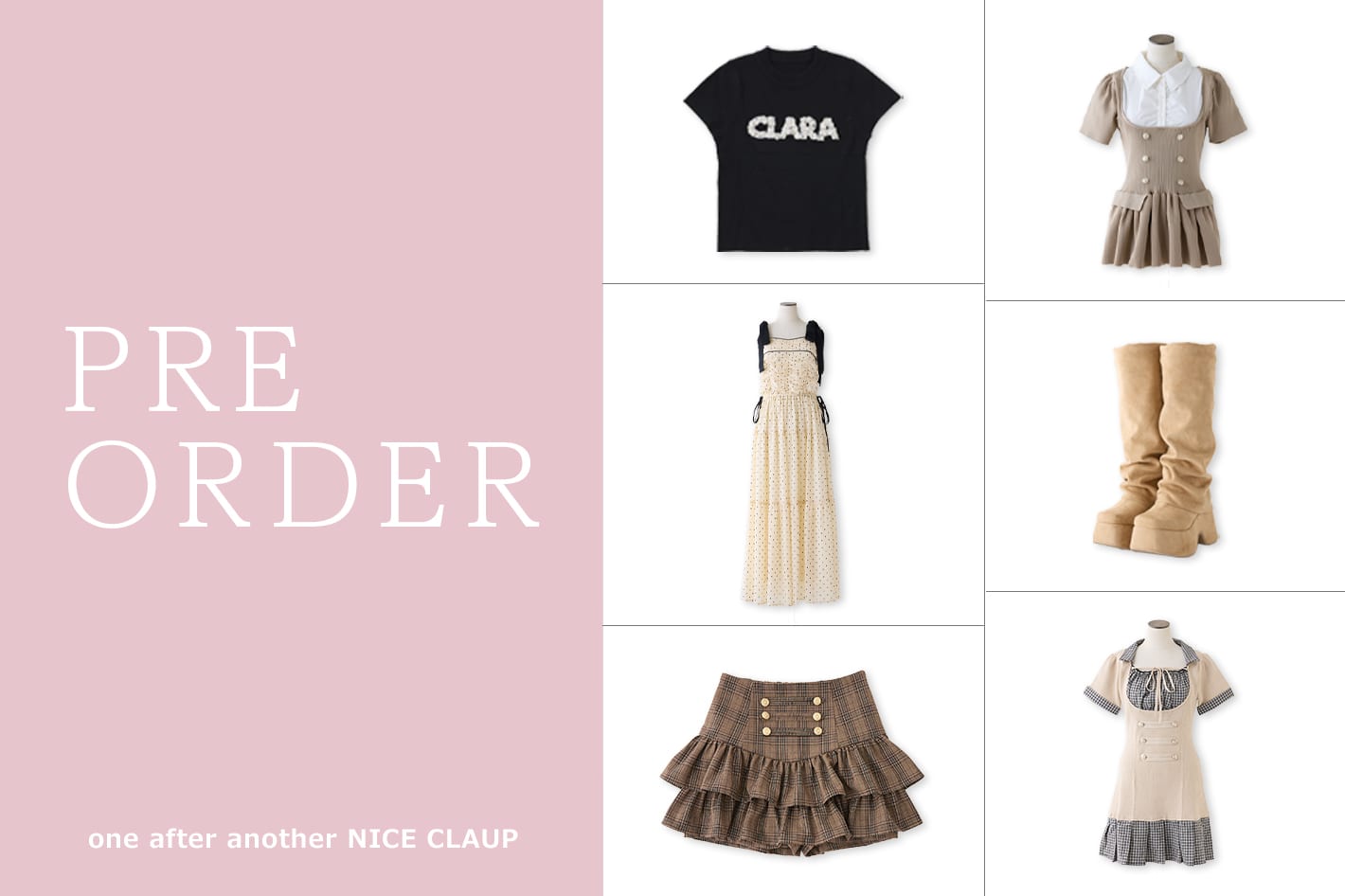 one after another NICE CLAUP 【7/17予約開始♡】今月の販売開始アイテム♡