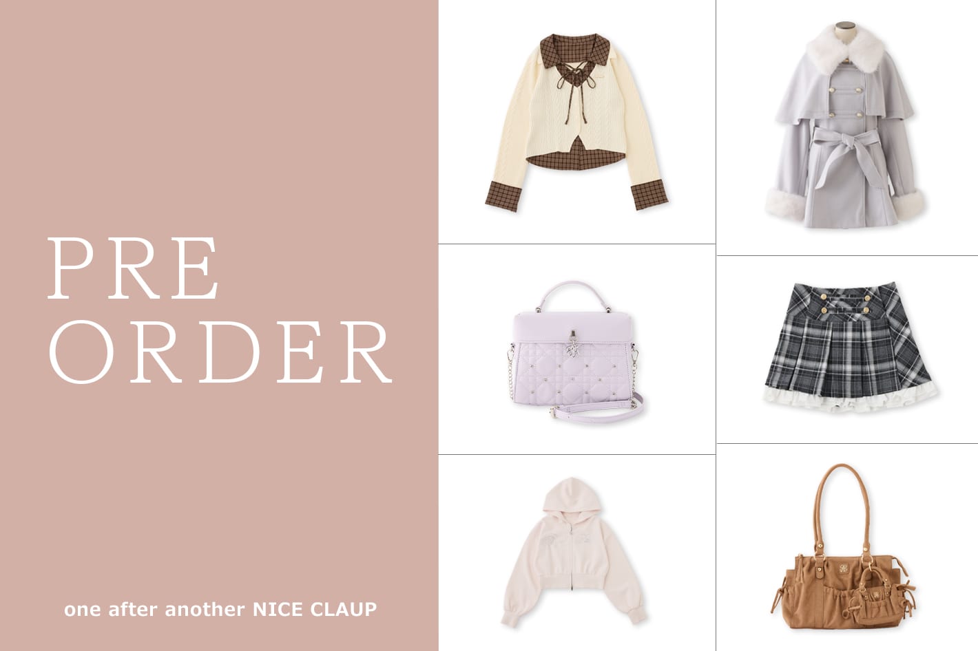 one after another NICE CLAUP 新作発売開始アイテム♡