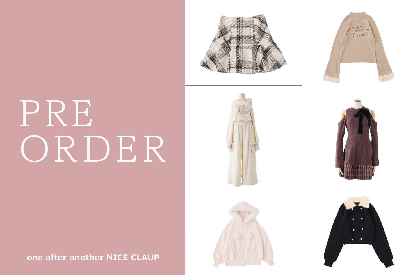 one after another NICE CLAUP 新作発売開始アイテム♡