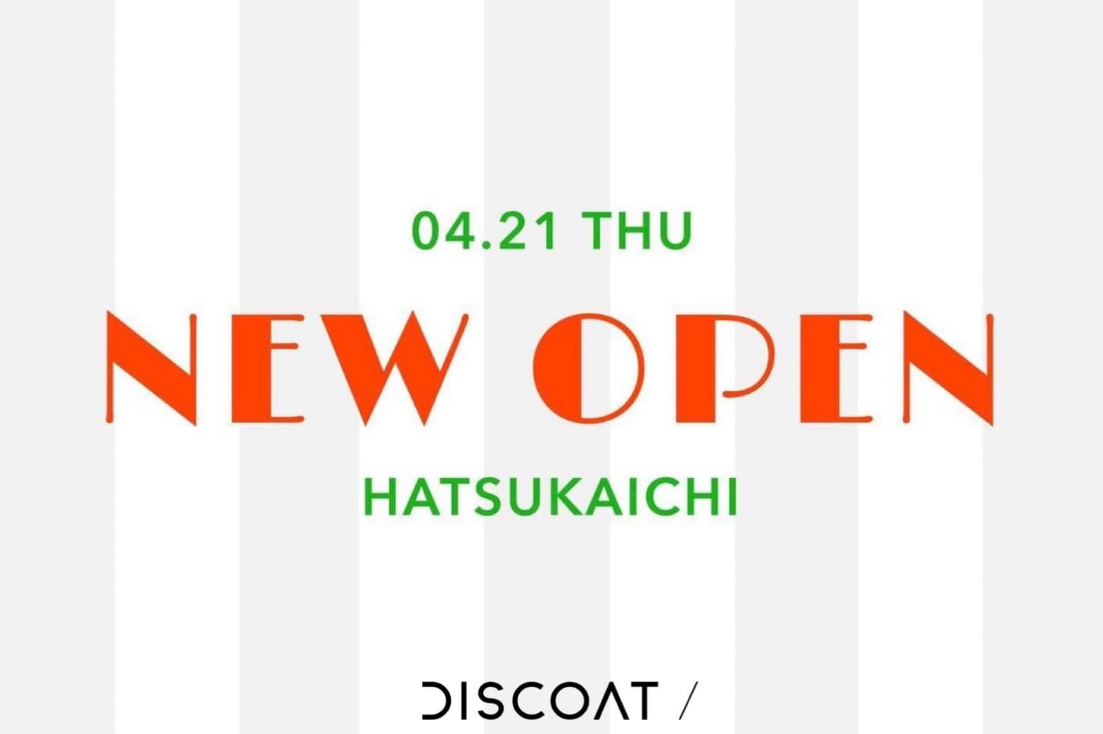 Discoat DISCOAT ゆめタウン廿日市店OPEN！