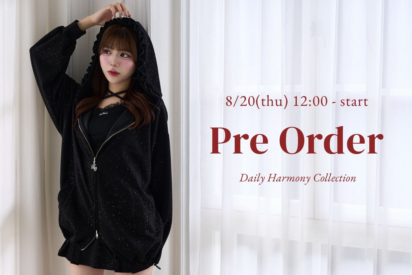 8/20(thu) 12:00-start Daily Harmony Collection