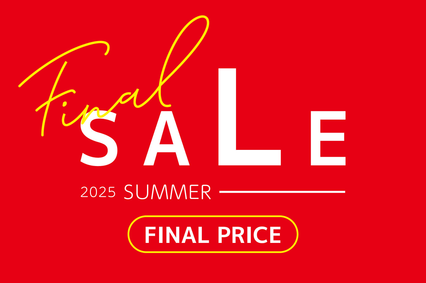 SUMMER SALE!【FINAL PRICE】