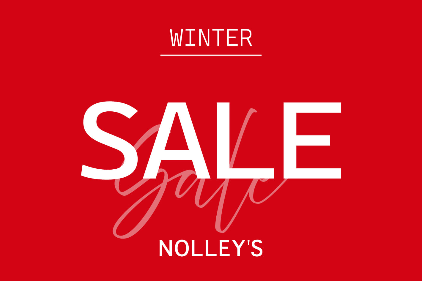 WINTER SALE 開催中☆