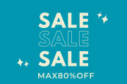 ＼MAX80%オフ／SALE開催中♪