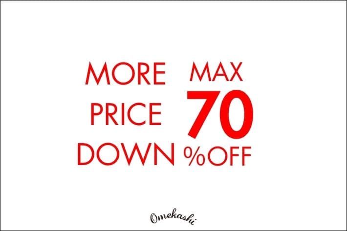 【MORE PRICE DOWN!!】夏物アイテムMAX70％OFF！