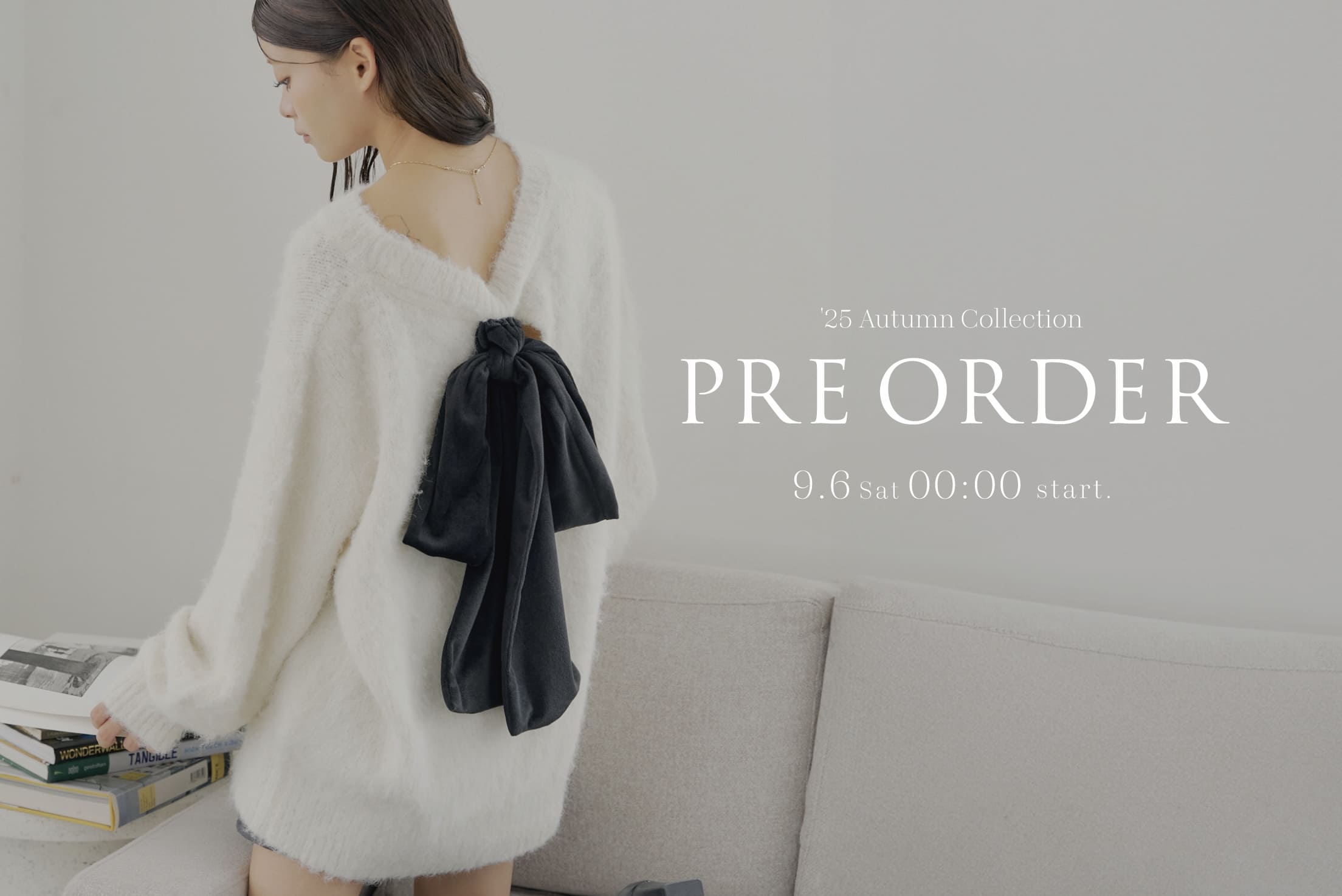 【秋の新作アイテムを先見せ公開♪】新作予約販売9/6(Sat)00:00～ START.