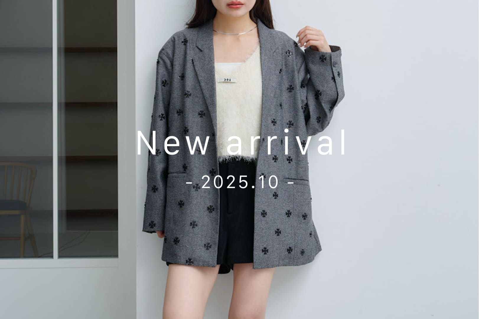 kastane 中綿レザージャケット 2024 アウター　レザー　冬　グレー Kastane】中綿レザージャケット[品番：PALW0005922]｜PAL GROUP