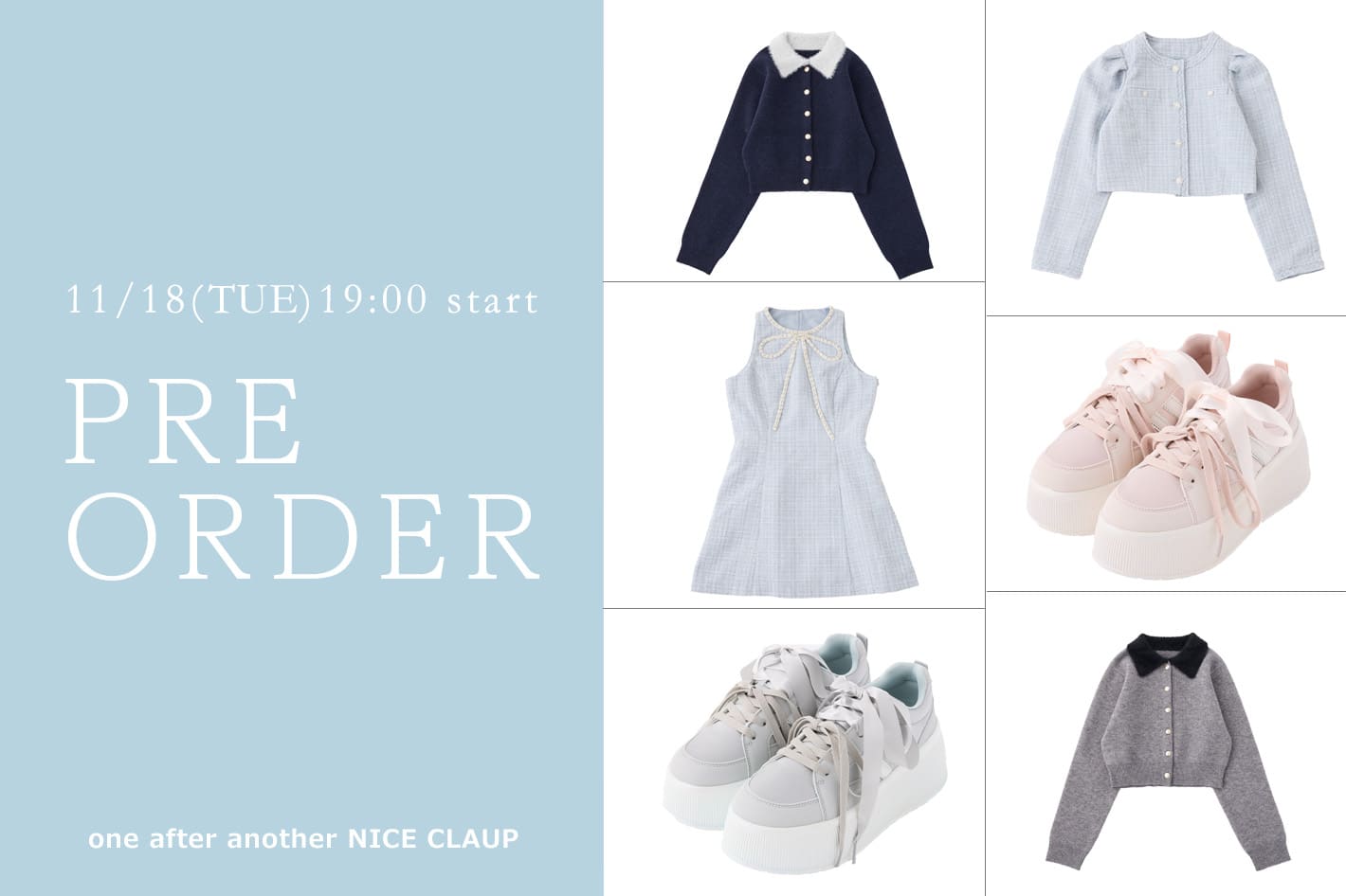 one after another NICE CLAUP(ワンアフターアナザー ナイスクラップ