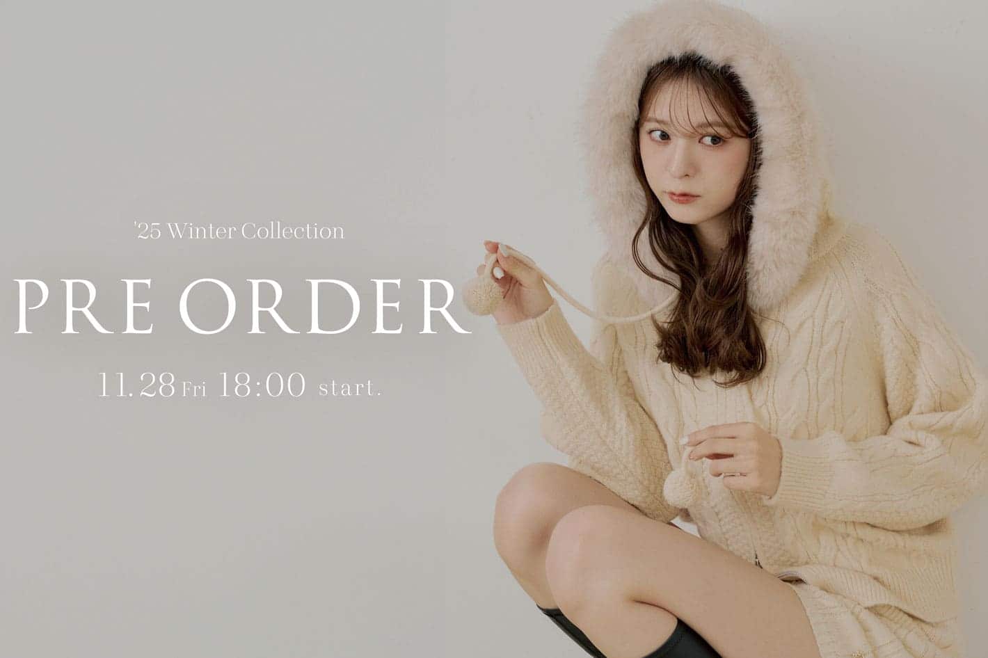 【11/28(Fri)18:00~新作予約start】Winter Collection 2025