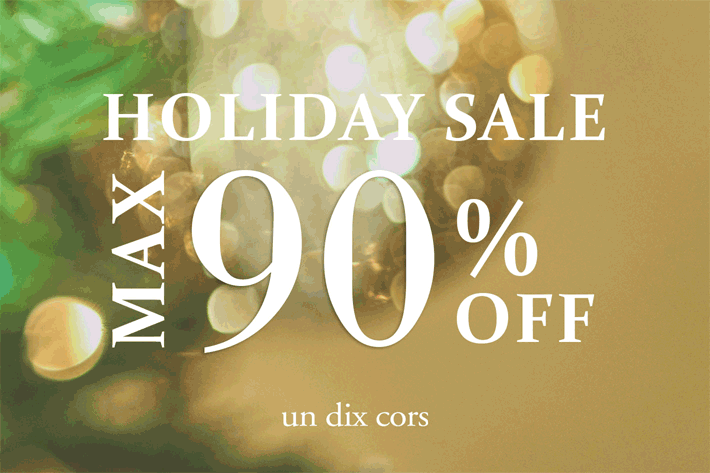 最大90％OFFホリデーセール開催中！